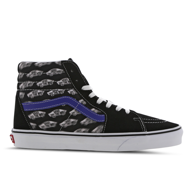 VANS Blur Boards Sk8-hi Shoes ((blur Boards) Black/royal Blue) Women Black - VN0A4BV6T2N1