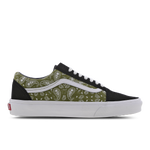 Paisley Suede Black-Olive
