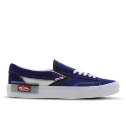 Men Shoes - Vans Slip-on Cap - Purple-Purple-White