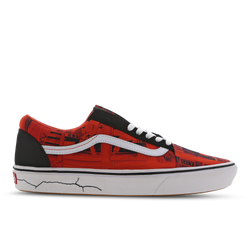 Men Shoes - Vans Old Skool X Depop - Red-White-Black