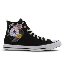 Men Shoes - Converse Chuck Taylor All Star High Logo Play - Black-Yellow-White