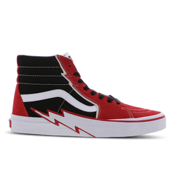 Men Shoes - Vans Sk8-hi - Racing Red-Black-White