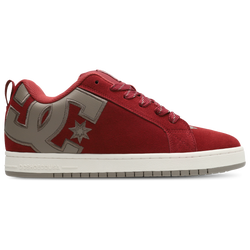 Men Shoes - DC Shoes Court Graffik - Brick Red-Warm Taupe