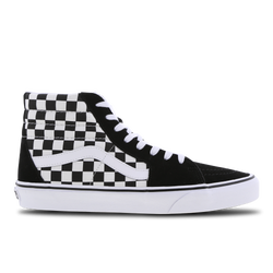 Men Shoes - Vans Sk8-Hi - Black-White-Check