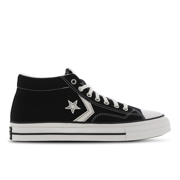 Converse Star Player 76 Men's Sneakers - Black - Size 7.5 - Canvas