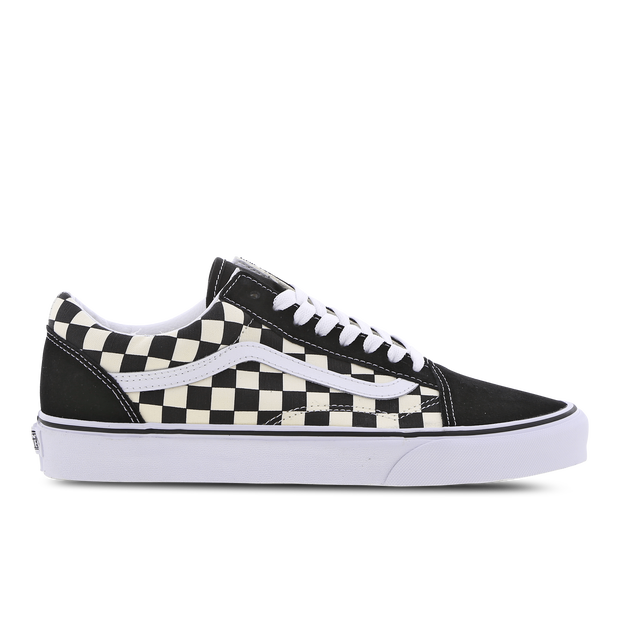 VANS Chaussures Primary Check Old Skool ((primary Check) Black/white) Femme Noir - VN0A38G1P0S1