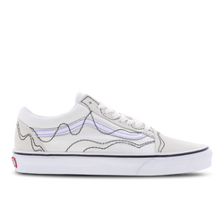 Hombre Zapatillas - Vans Old Skool Stitch Warp - True White-Black