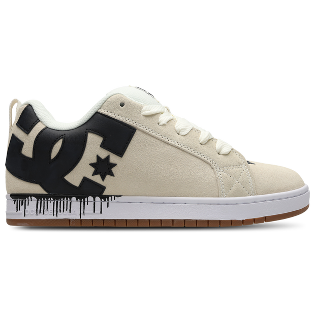 DC Shoes Court Graffik male Scarpe - Bianco - Scamosciato - Foot Locker