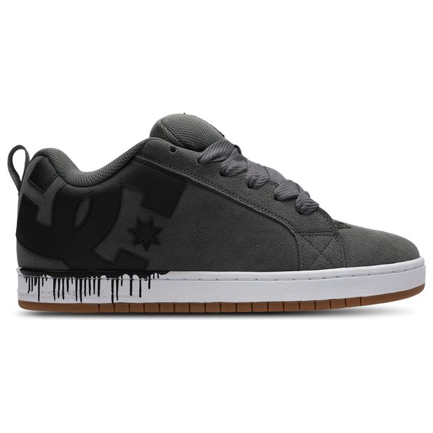 DC Shoes Court Graffik male Scarpe - Grigio - Scamosciato - Foot Locker