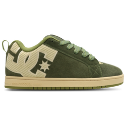 Men Shoes - DC Shoes Court Graffik - Light Olive-Oyster