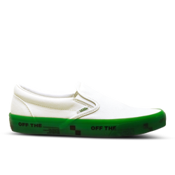 Men Shoes - Vans Classic Slip-On - White-Green