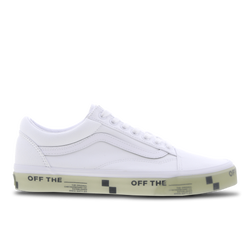 Men Shoes - Vans Old Skool - White-Icy Blue