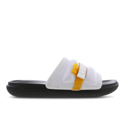 Men Flip-Flops and Sandals - Jordan Super Play Slide - White-Taxi-Black