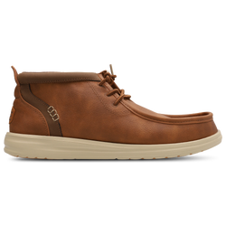 Men Boots - HEYDUDE Wally Mid Gripr Classic - Cognac-Tan