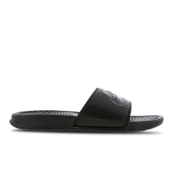 Men Flip-Flops and Sandals - Nike Benassi Just Do It #1 - Black-Black-Black
