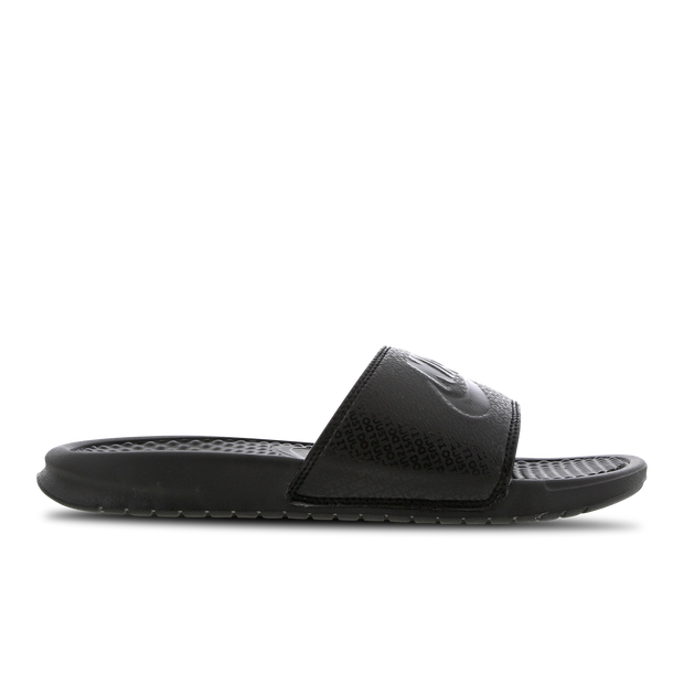 Nike Benassi Just Do It - Heren Slippers en Sandalen - Black - Synthetisch - Maat 40 - Foot Locker