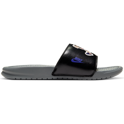 Men Flip-Flops and Sandals - Nike Benassi Jdi Print - Cool Grey-Persian Violet-Black