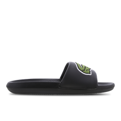 Heren Slippers en Sandalen - Lacoste Croco Slide 319 - Black-Black-Green