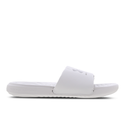 Men Flip-Flops and Sandals - Under Armour Ansa - White-White-Black