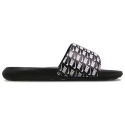 Men Flip-Flops and Sandals - Nike Victori One Print Slide - Black-White