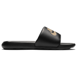 Men Flip-Flops and Sandals - Nike Victory One Slide - Blk-Mtlc Gold-Blk