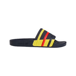Men Flip-Flops and Sandals - adidas Adilette - Legend Ink-Red-Yellow