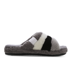 Men Shoes - UGG Fluff Yeah Slide - Dark Grey-Multi