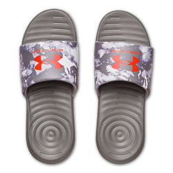Men Flip-Flops and Sandals - Under Armour Ansa Graphic - Black-Black-Black
