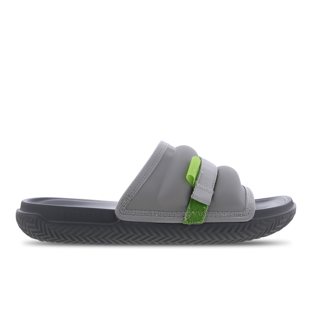 Nike Men's Air Jordan Super Play Slide in Silver/Green Bean &Flint Grey - DM1683-030