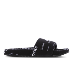 Men Flip-Flops and Sandals - Carrots Slides - Black-White