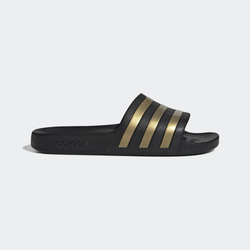 Women Flip-Flops and Sandals - adidas Adilette Aqua - Core Black-Gold