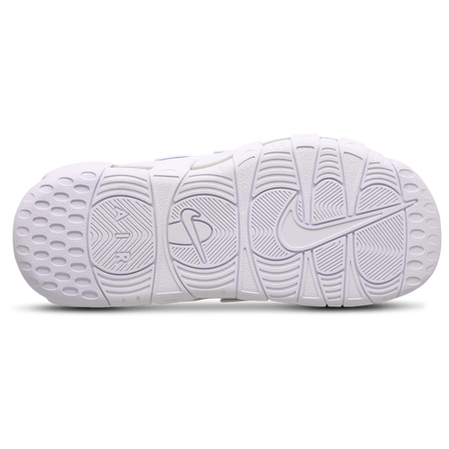 Nike Sportswear NIKE AIR MORE UPTEMPO SLIDE - Pantolette flach -  black/white/clear/schwarz - Zalando.de