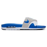 Uomo Flip-Flops and Sandals - Nike Air Max 1 Slide - White-Royal Blue-Black