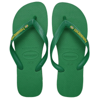 Homme Tongues et Sandales - Havaianas Brasil Logo - Patria Green-Yellow Citrico