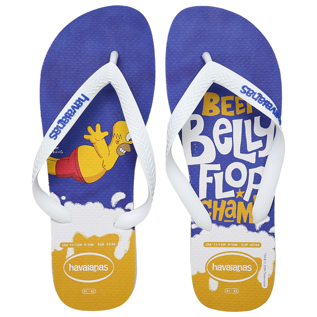 Havaianas Top Men Flip-Flops and Sandals - Beige - Size: 6/7 - Leather - Foot Locker