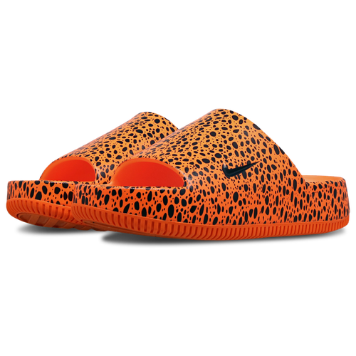 Orange nike benassi slides sales