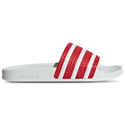 Herren Flip-Flops and Sandals - adidas Adilette - Better Scarlet-Cloud White