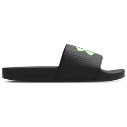 Homme Tongues et Sandales - Under Armour Armour Slide - Black-Hyper Green