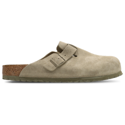 Heren Slippers en Sandalen - Birkenstock Boston Suede - Faded Khaki-Faded Khaki