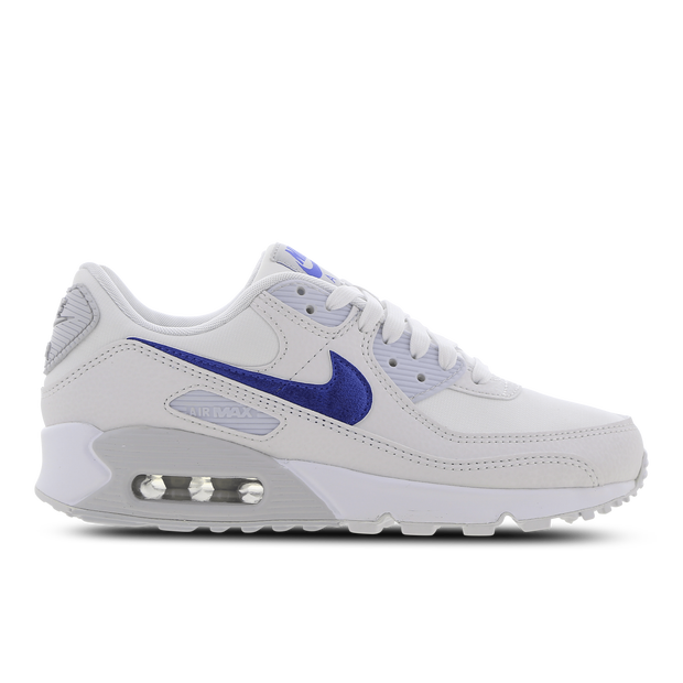 Nike Wmns Air Max 90 'White Metallic Blue' - DX0115-100