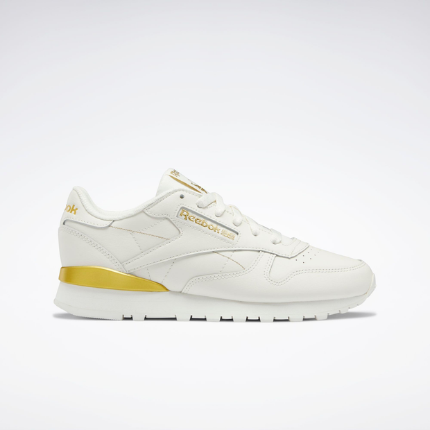 Reebok Classic Leather Women, Chalk/goldmt/chalk - GX9416