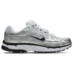 Women Shoes - Nike P-6000 - White-Black-Metallic Silver