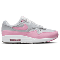 Damen Schuhe - Nike Air Max 1 - Mtlc Platinum-Pink Rise-Flat P