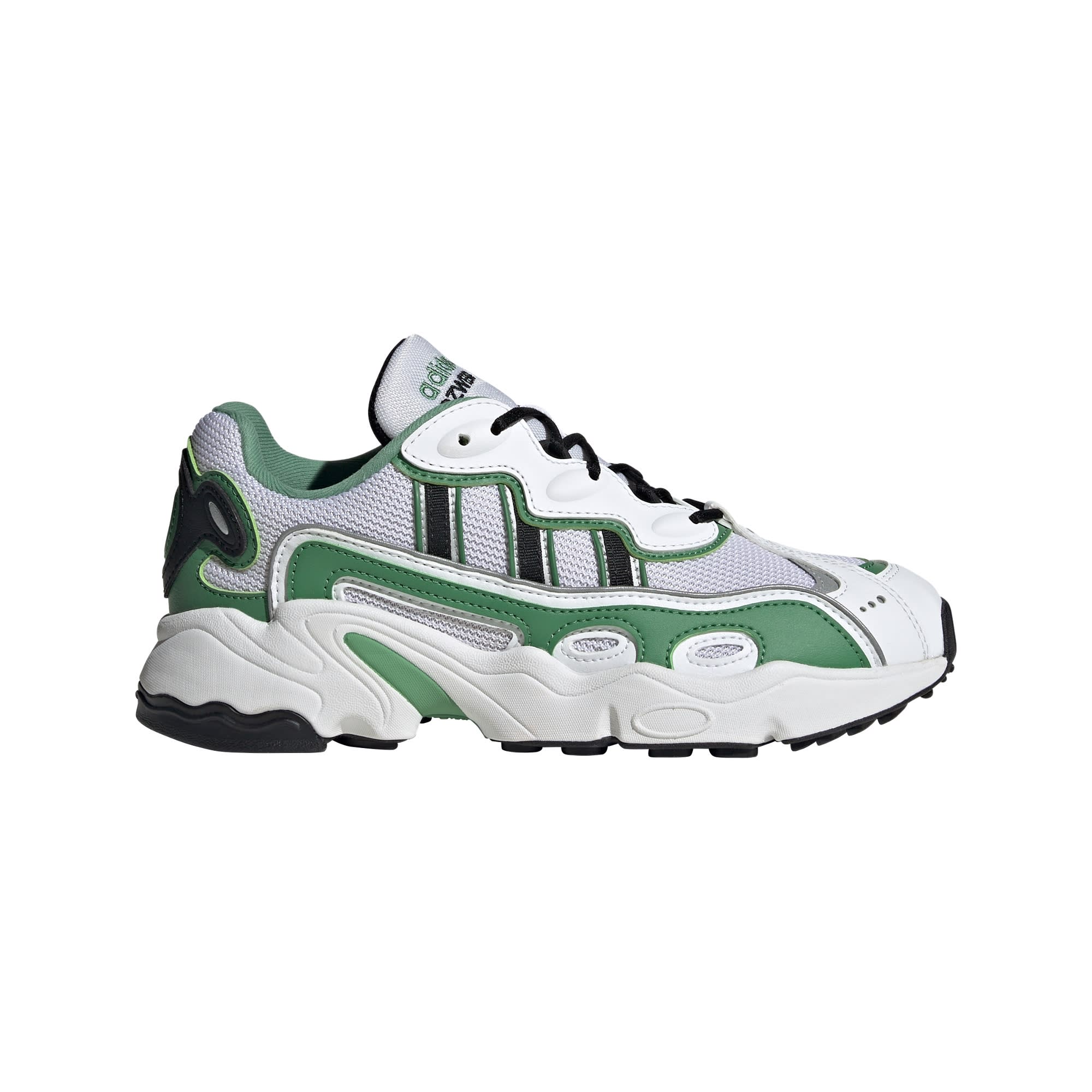 Adidas originals ozweego trainers in outlet green