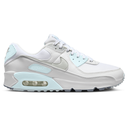 Women Shoes - Nike Air Max 90 - White-Lt Silver-Glacier Blue