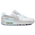 Nike Air Max 90 - Women Shoes White-Lt Silver-Glacier Blue