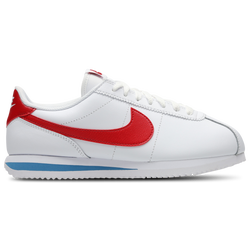 Women Shoes - Nike Cortez Leather - White-Varsity Red