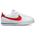 Nike Cortez Leather - Women Shoes White-Varsity Red