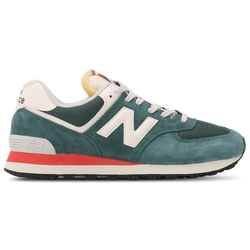 Women Shoes - New Balance 574 - Green-White