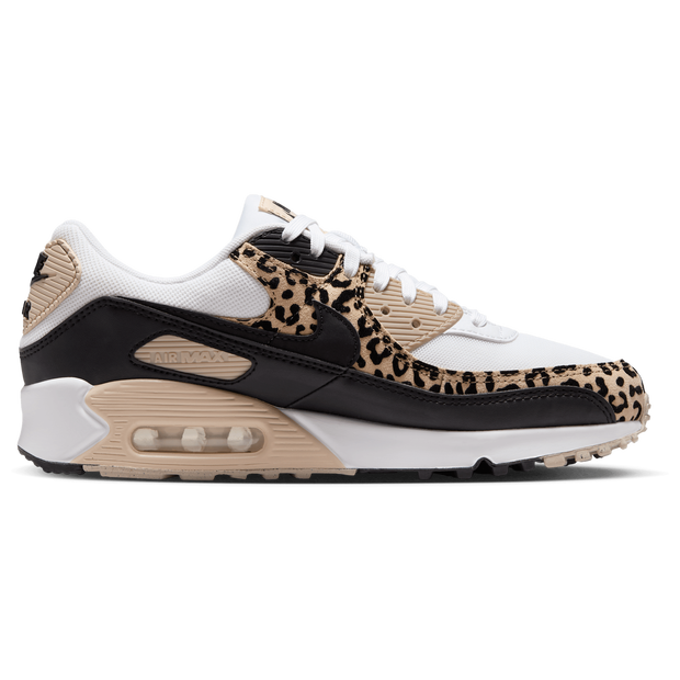 Nike Air Max 90 Sneakers Dames - Wit - Maat 35.5 - Leer, Textil